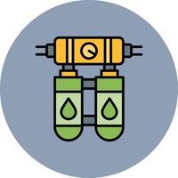 Water Filter Creative Icon Design vector