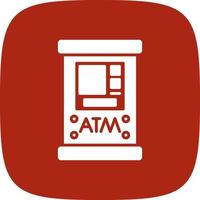 Atm Machine Creative Icon Design vector