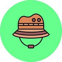 diseño de icono creativo de sombrero vector
