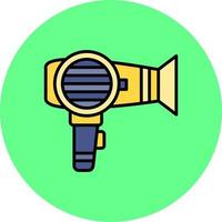 Hair Dryer Creative Icon Design vector