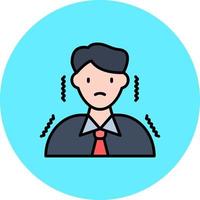 Nervous Creative Icon Design vector