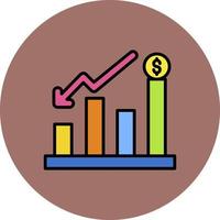 Stats Creative Icon Design vector