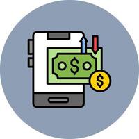 Money Transfer Creative Icon Design vector