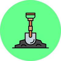 Shovel Creative Icon Design vector