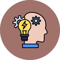 Brainstorm Creative Icon Design vector