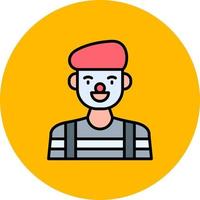 Mime Creative Icon Design vector