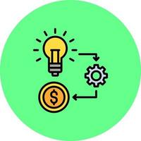 Flow Creative Icon Design vector