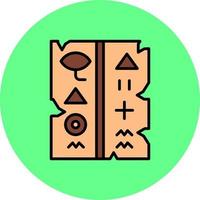 Hieroglyph Creative Icon Design vector