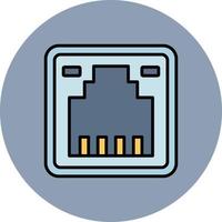 Lan Creative Icon Design vector