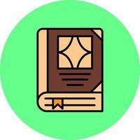 Closed Book Creative Icon Design vector