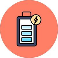 Charging Battery Creative Icon Design vector