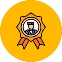 Best Employee Creative Icon Design vector