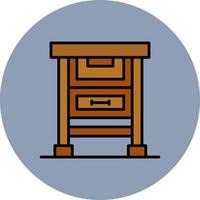 End Table Creative Icon Design vector