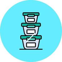 Container Creative Icon Design vector