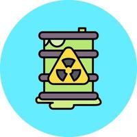 Toxic Waste Creative Icon Design vector