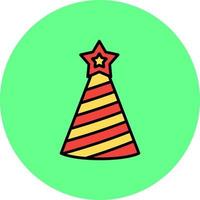 diseño de icono creativo de sombrero de fiesta vector