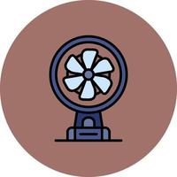 diseño de icono creativo de ventilador vector