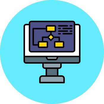 Algorithm Creative Icon Design vector