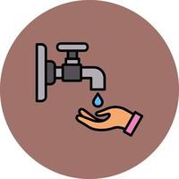 Wudu Creative Icon Design vector