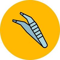 Tweezers Creative Icon Design vector