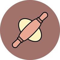 Rolling Pin Creative Icon Design vector