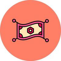 Magic Carpet Creative Icon Design vector
