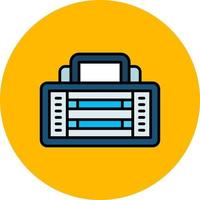 Led Strobe Creative Icon Design vector