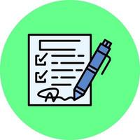 Contract Creative Icon Design vector