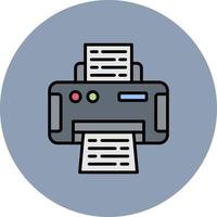 Printer Creative Icon Design vector