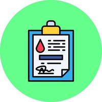 Blood Donor Creative Icon Design vector