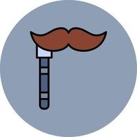 Moustache Creative Icon Design vector