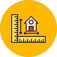 Measure Creative Icon Design vector