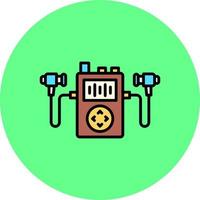 Mp3 Player Creative Icon Design vector