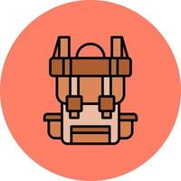 Backpack Creative Icon Design vector