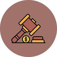 Auction Creative Icon Design vector