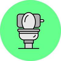 Toilet Creative Icon Design vector