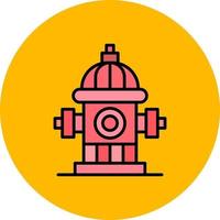 Fire Hydrant Creative Icon Design vector