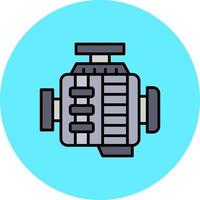 Car Engine Creative Icon Design vector