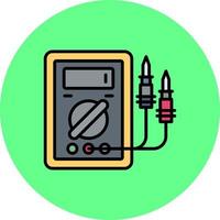 Voltmeter Creative Icon Design vector