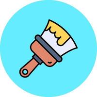 Paint Brush Creative Icon Design vector