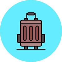 Travel Luggage Creative Icon Design vector