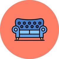 Sofa Creative Icon Design vector