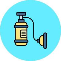 Oxygen Tank Creative Icon Design vector