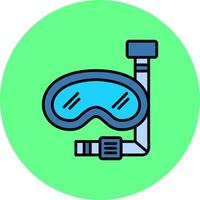 Scuba Dive Creative Icon Design vector