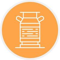 Milk Tank Creative Icon Design vector