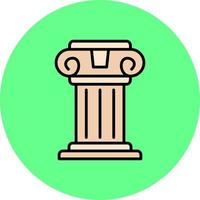 Pillar Creative Icon Design vector