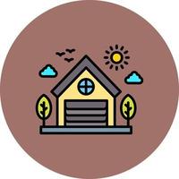 Warehouse Creative Icon Design vector