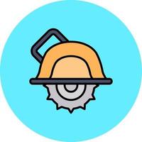 Circular Saw Creative Icon Design vector