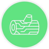 Log Creative Icon Design vector