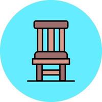 diseño de icono creativo de silla vector